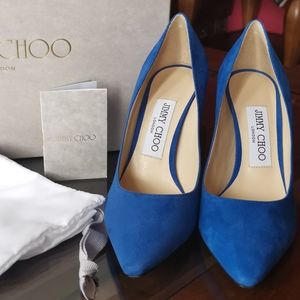 Jimmy Choo Romy 85 Electric Blue